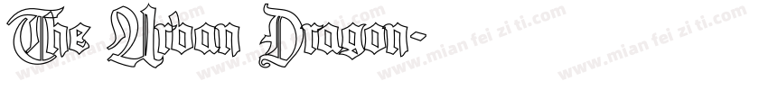 The Urban Dragon字体转换